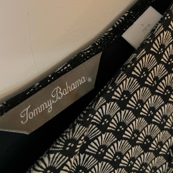 Tommy Bahama 100% Silk Fan / Shell Print V-Neck Dress Sz S - Picture 6 of 6